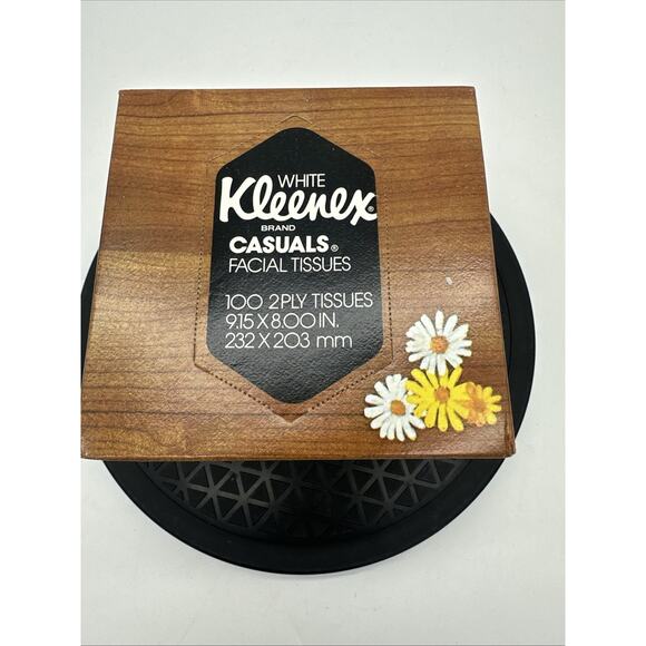 Vtg Kleenex Casuals Tissues Daisy Box Design Box 1981 - Picture 3 of 4